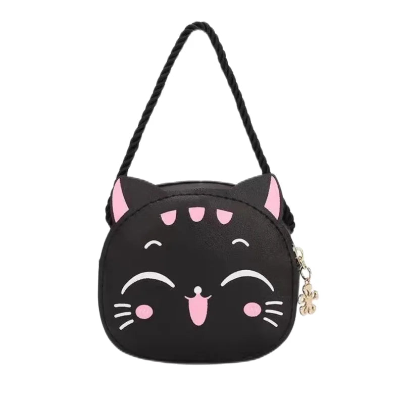 Cartoon Kids Bag Fashion Cute Cat Crossbody Bag Coin Wallet Lovely Hand Bags for Boys and Girls Mini Shoulder Bags