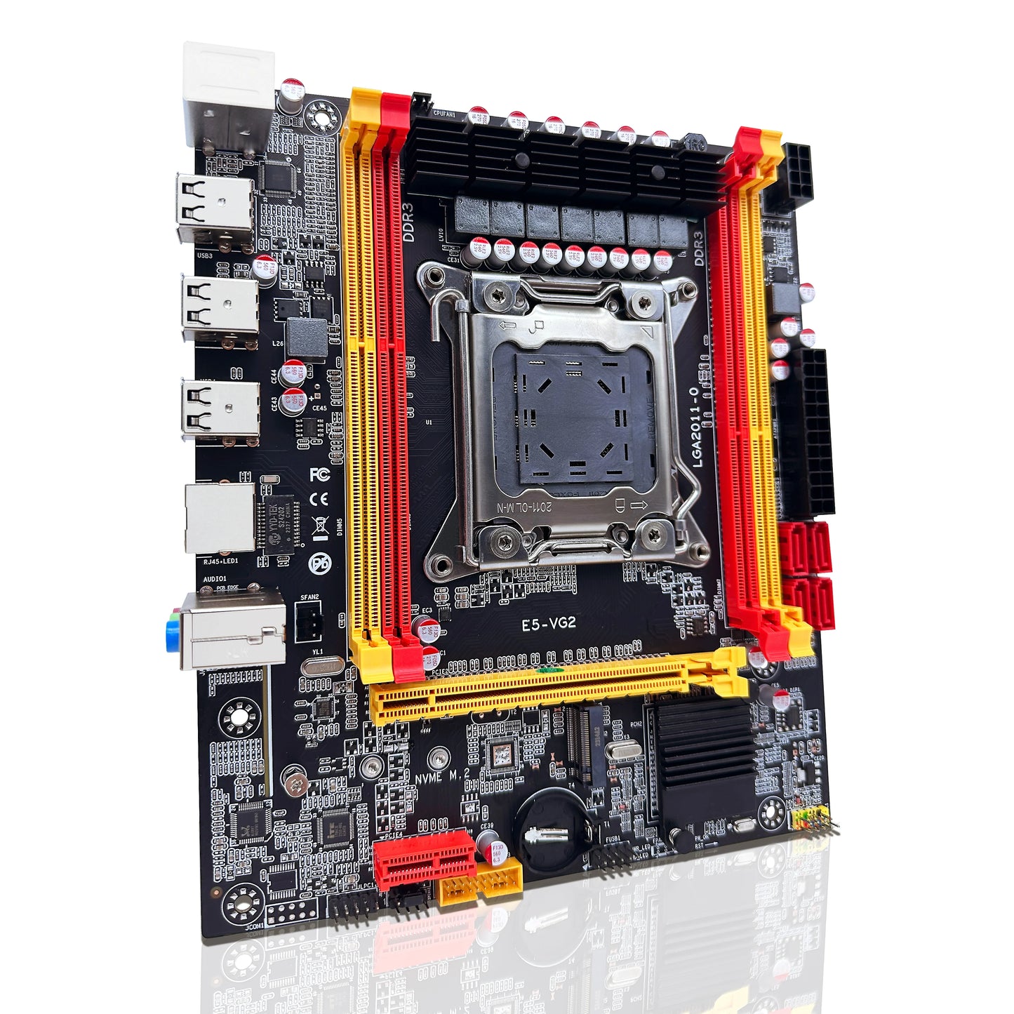 ZSUS X79 VG2 Motherboard Set Kit With Intel LGA2011 Xeon E5 2689 C2 CPU DDR3 1*16GB 1600MHZ ECC RAM Memory NVME M.2 SATA