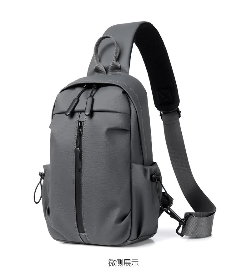 2023 New Multifunctional Chest Bag Men Chest Bag Outdoor Casual Fashion One Shoulder Crossbody Bag