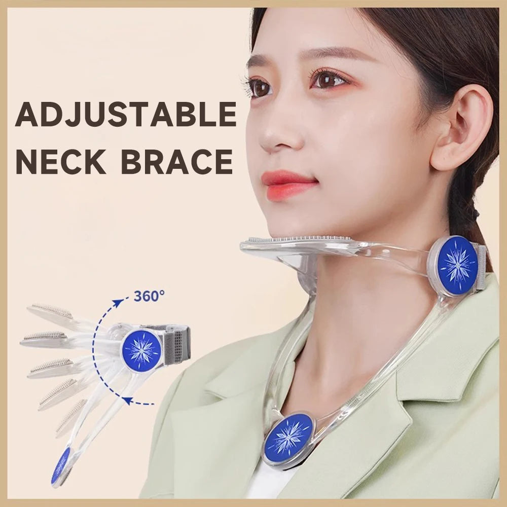 Cervical Spine Stretch Neck Shoulder Relaxer Neck Posture Corrector Adjust Neck Stretcher Cervical Traction Device Relief Pain