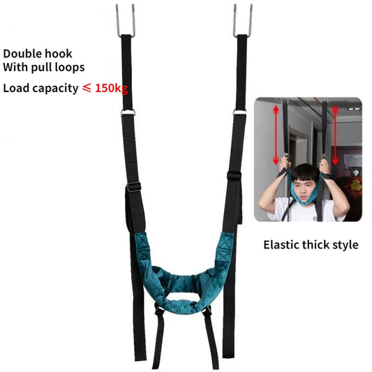 Cervical Traction Belt Sling Adjustable Cervical Spine Horizontal Bar Suspension Household Traction Belt Neck Massager Stretcher