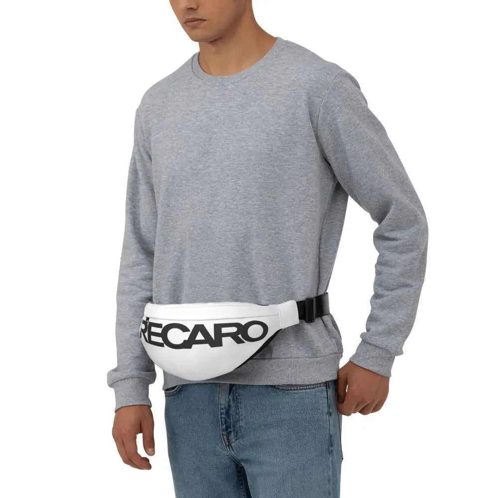 Casual Recaro Houndstooth Fanny Pack for Traveling Women Men Sling Crossbody Waist Bag Phone Money Pouch