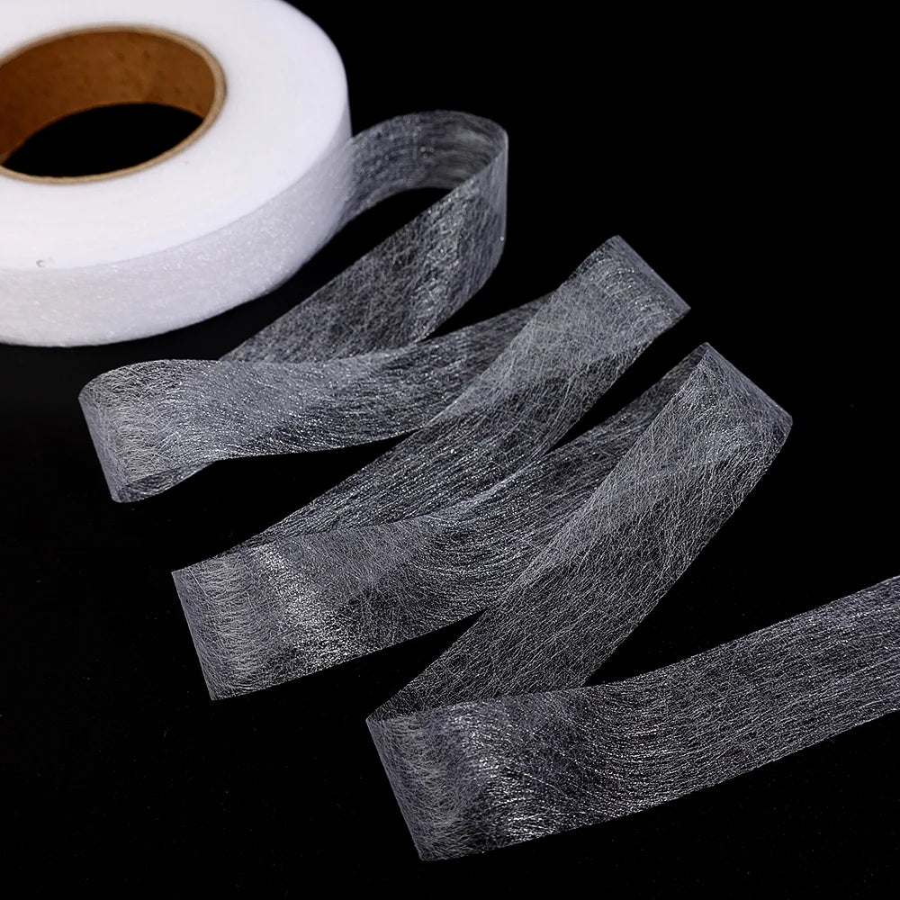 60M Pants Hem Tape Self-Adhesive Edge Shorten Paste Tape DIY Tools for Jean Clothes Length Shorten Household Sewing Accessories