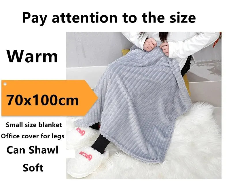 70x100cm Milk Velvet Blanket, Bed Sheet, Blanket, Single Dormitory, Student Coral Velvet Air Conditioning, Nap Blanket, Sofa