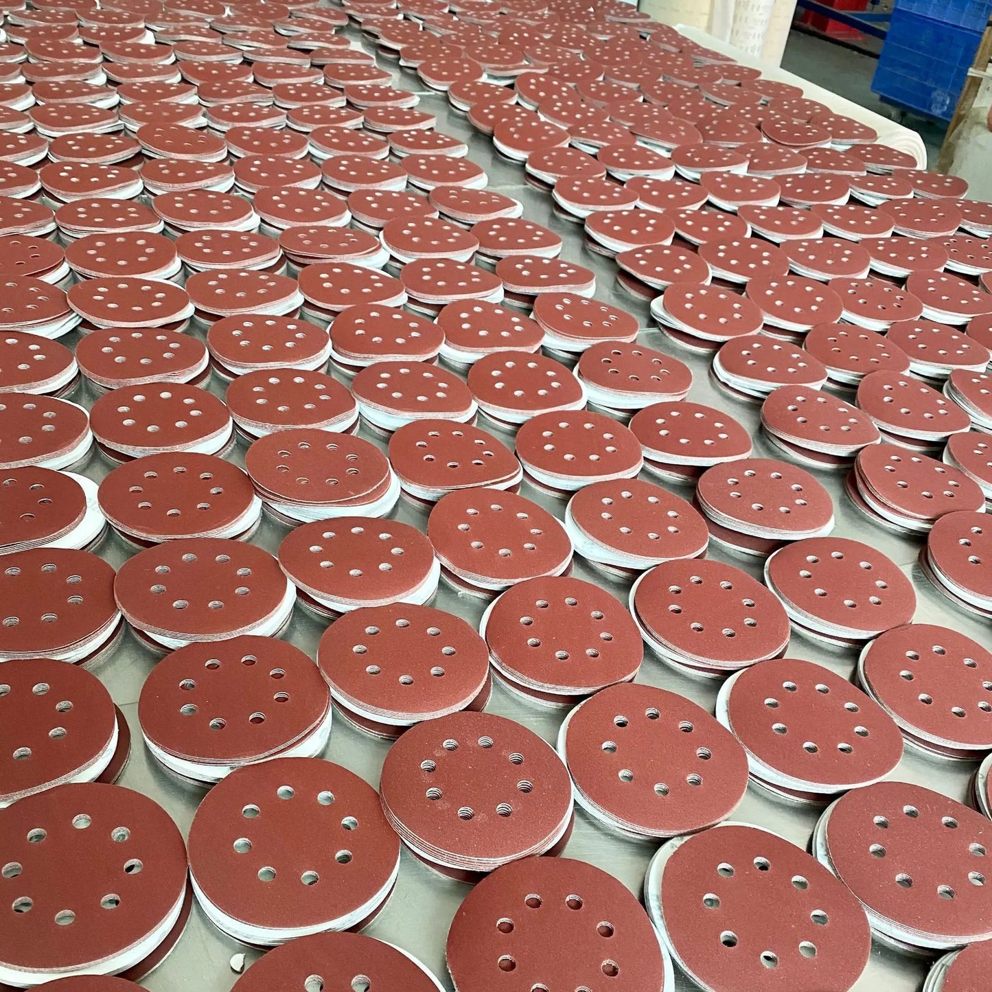 8 Hole 125mm Sandpaper Woodworking Metal Grinding Disc Abrasive Polishing Tool 40/1000/2000 Grit Sanding Discs