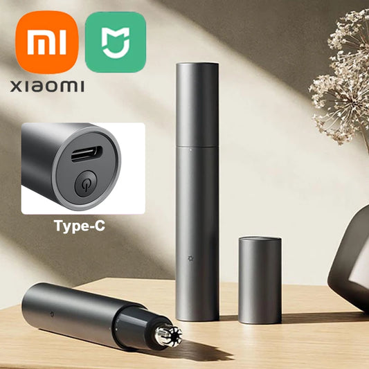 2024 New Xiaomi Mijia Electric Nose Hair Trimmer Nose Hair Portable Rechargeable Nose Hair Trimmer Mini Trimmer Nostril Cleaner