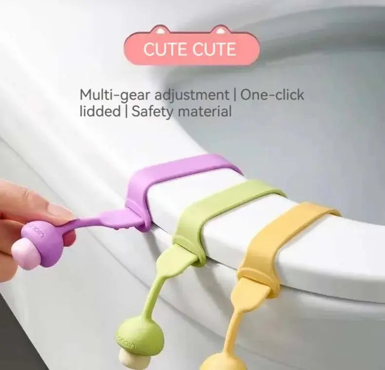 4PCS Toilet Flipper Silicone Lift Toilet Lid Toilet Seat Pull Ring Sanitary and Anti Dirt Hand Toilet Accessories