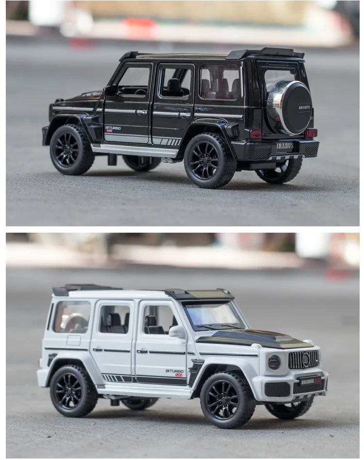 1/32 G700 Alloy Car Model Simulation Toy Diecast Vehicles Off-road SUV With Sound N Light Collectible Kids' Gift 1/32 G700 Alloy