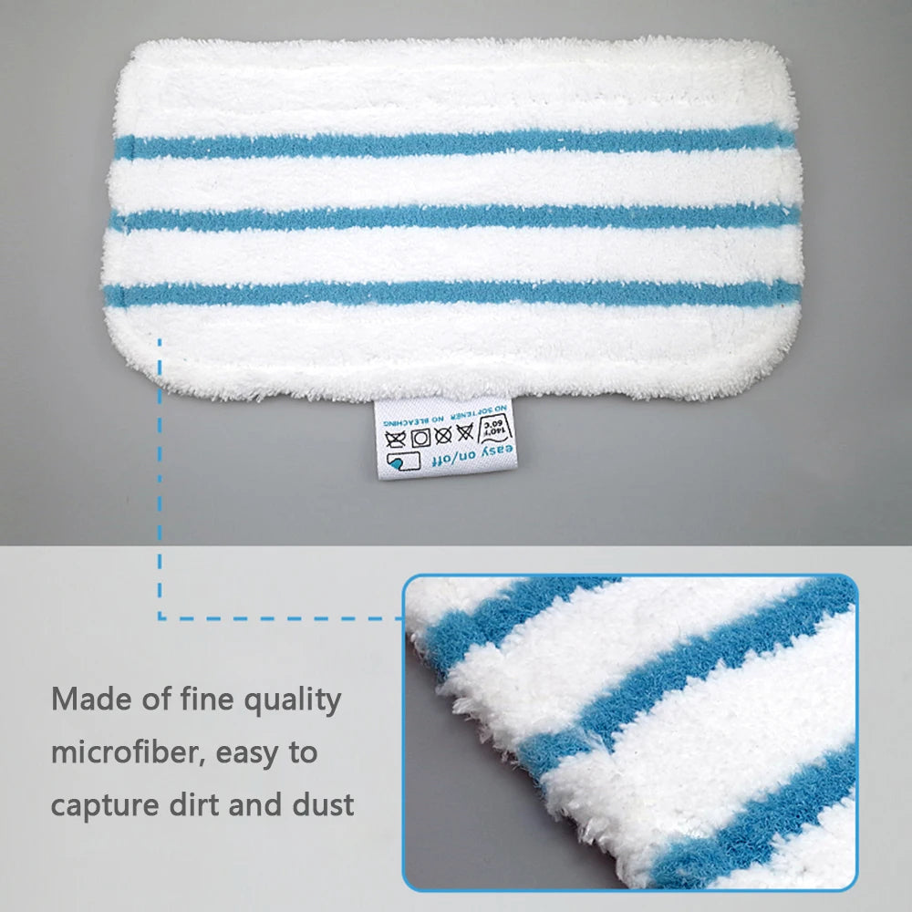 5 Pack Mop Pads Replacement for Black + Decker Steam Mop FSM1610/ FSM1630 Washable Mopping Pad Accessories Household