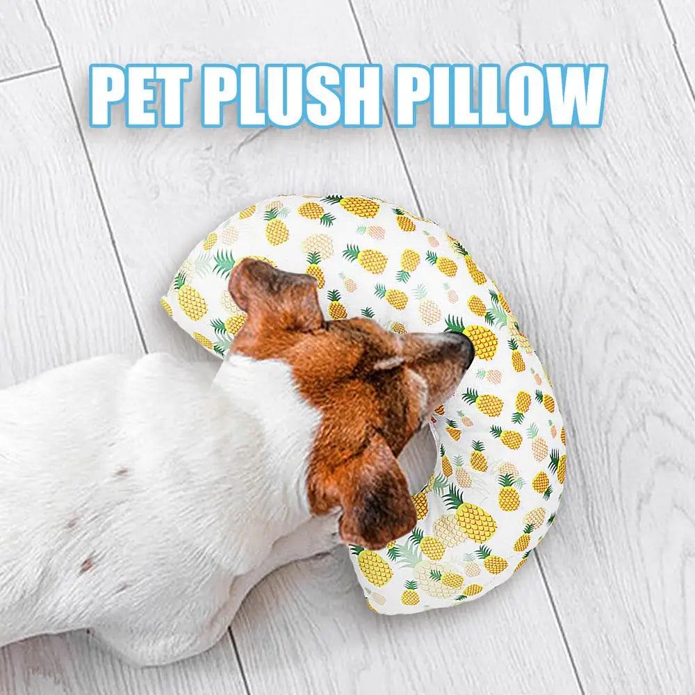 Calming Pillow For Dogs U Shape Soft Cat Bed Pillow Half Donut Cuddler Comfort Cuddler Pillow For Joint Relief