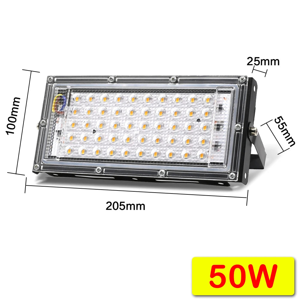 50W 100W 150W Led Flood Light IP65 Waterproof AC 220V Outdoor Floodlight Spotlight LED Reflector Street Lamp Wall Flood Lights