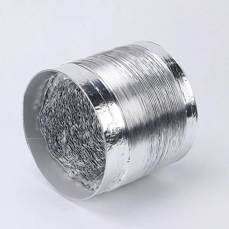 80/100/120/150/200 mm Encrypted Aluminum Foil Ventilation Pipe Scalable Smoke Tube Kitchen Outlet Bathroom Exhaust Fan Hose