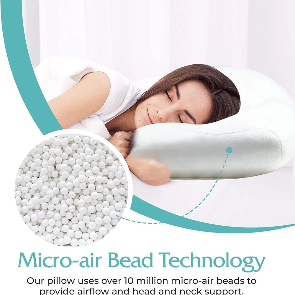 1Pcs All-round Sleep Pillow, Soft Bed Pillow Nursing Pillow 3D Ergonomic Sleeping Egg Shaped Ergonomic Pillows