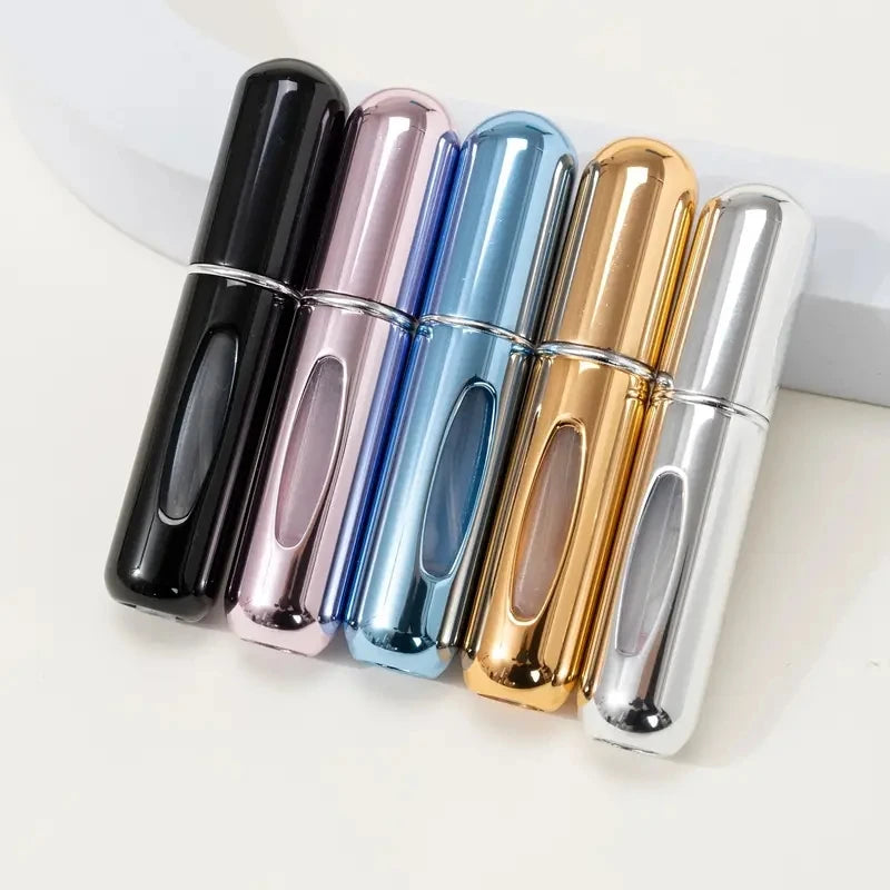 5ml Perfume Sub-bottles Bottom Filling High-end Portable Press Spray Small Spray Bottle Empty Bottle Sample Subpackaging Device