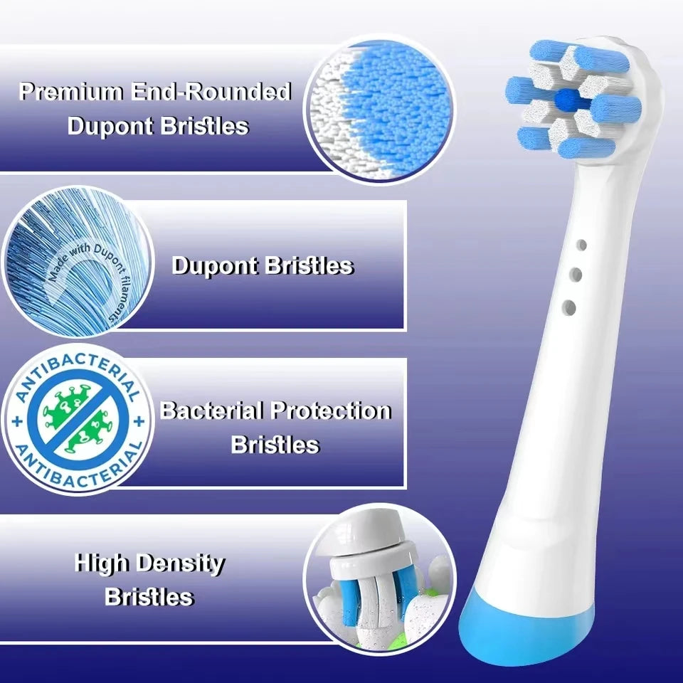 Compatible with Oral-B iO 3/4/5/6/7/8/9/10 Series Ultimate Clean Electric Toothbrush Replacement Brush Heads,8Pack