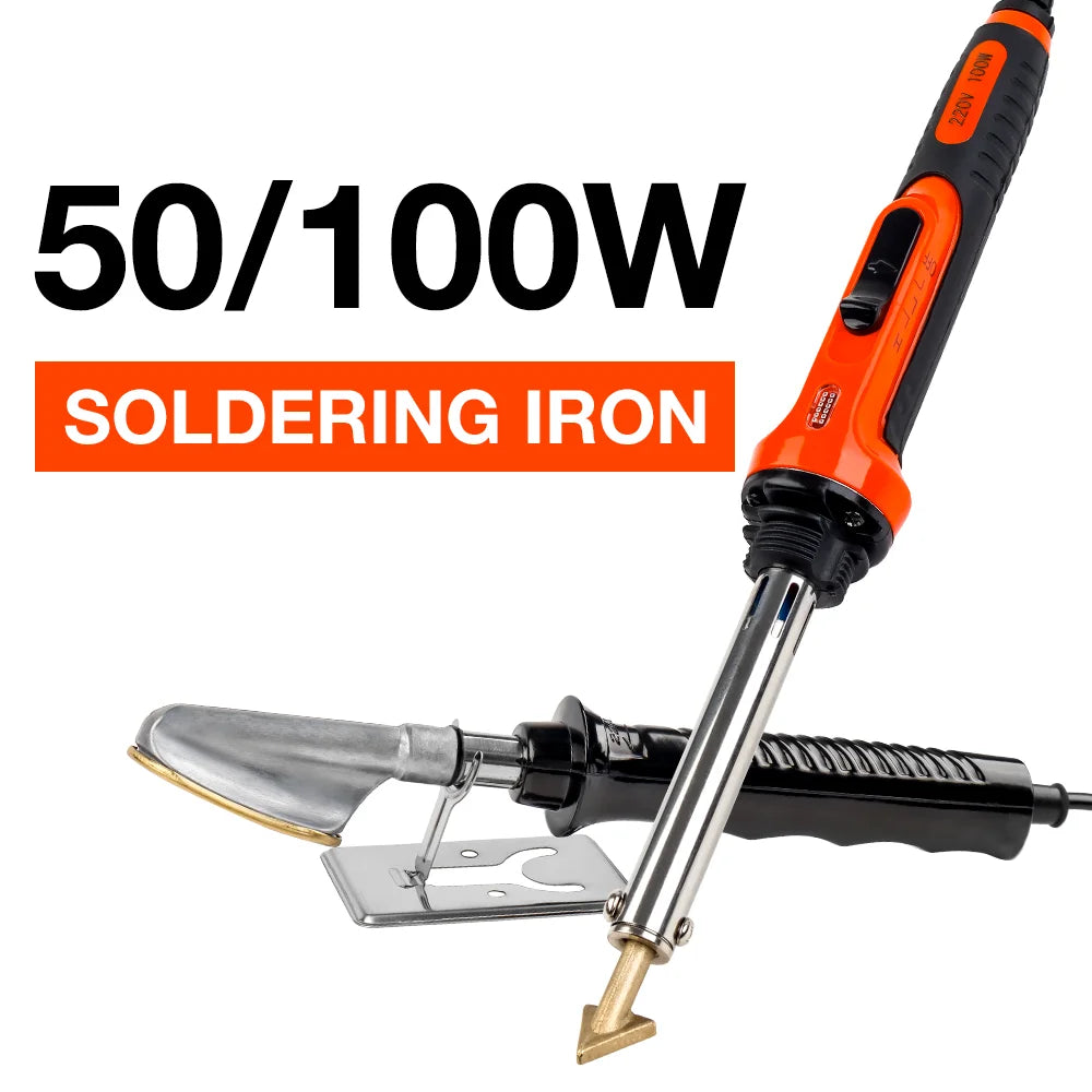 50W/100W Car Bumper Repair Soldering Iron, Adjustable Temperature Welding Rework Station, Soldering Iron Tip Repair Ironing Tool