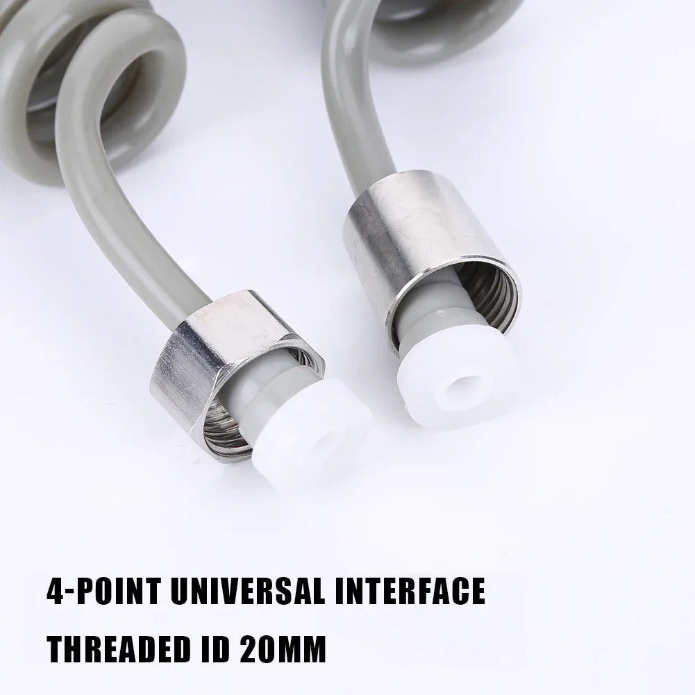 2/3/5M Flexible Shower Hose Universal Spring Extension Hand Sprayer Pipe Connector Spring Tube Bathroom Toilet Bidet Accessories