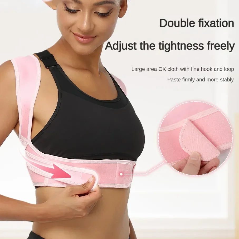 Adjustable Clavicle Posture Corrector Upper Back Brace Shoulder Lumbar Support Belt Corset Men Women Hunchback Correction