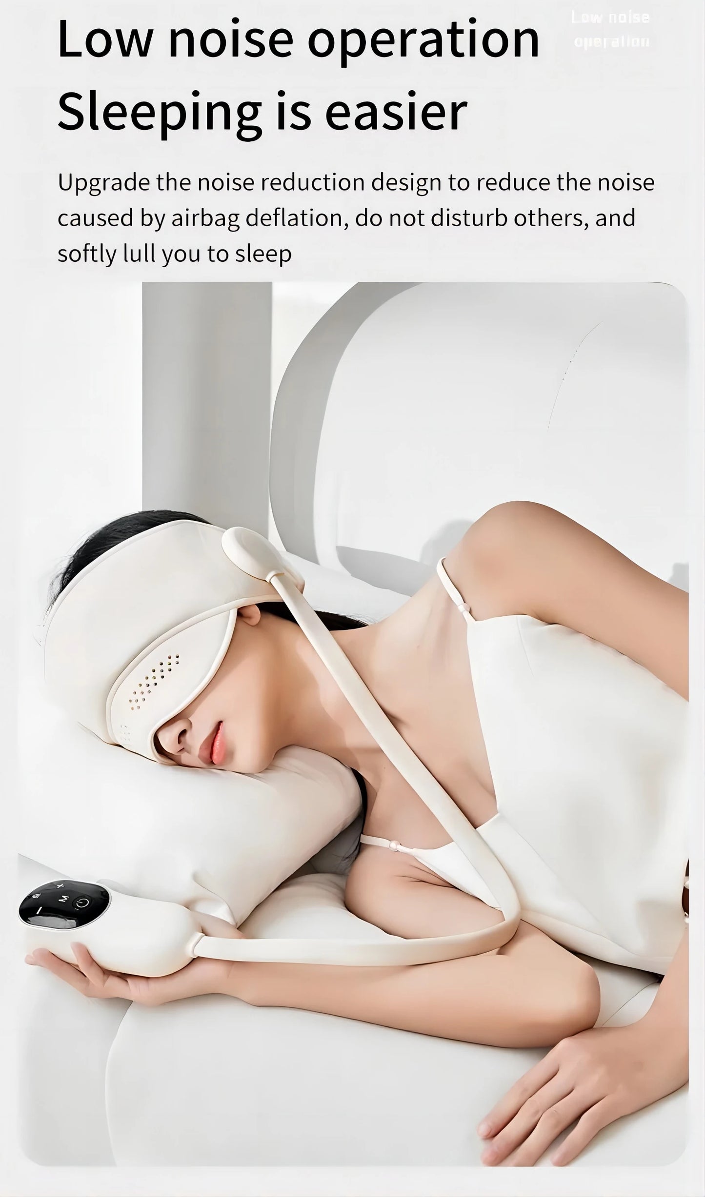 Air Pressure Head Eye Massager Electric 6 Zones Airbag Migraine Relief Cap Massager for Relax Improve Sleep Stress Relief