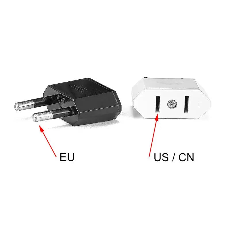 1pcs EU Adapter Travel Converter Adapter American China US To EU Plug Euro Plug electrical Adapter AC Electrical Socket Outlet