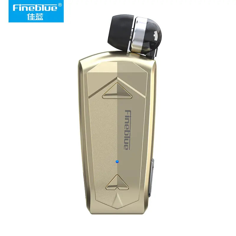 2022 Fineblue F520 Mini Wireless Earphone Bluetooth 5.3 Retractable Portable Headset Calls Remind Vibration Sport Run Headphone