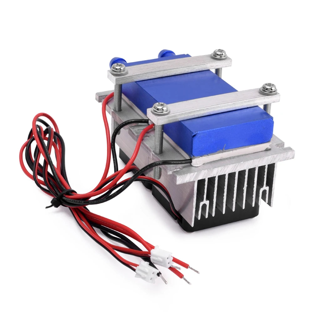 288W/144W Thermoelectric Peltier Refrigeration Cooler 12VDC 30A/15A Semiconductor Cooling System DIY for Air Conditioning Fan