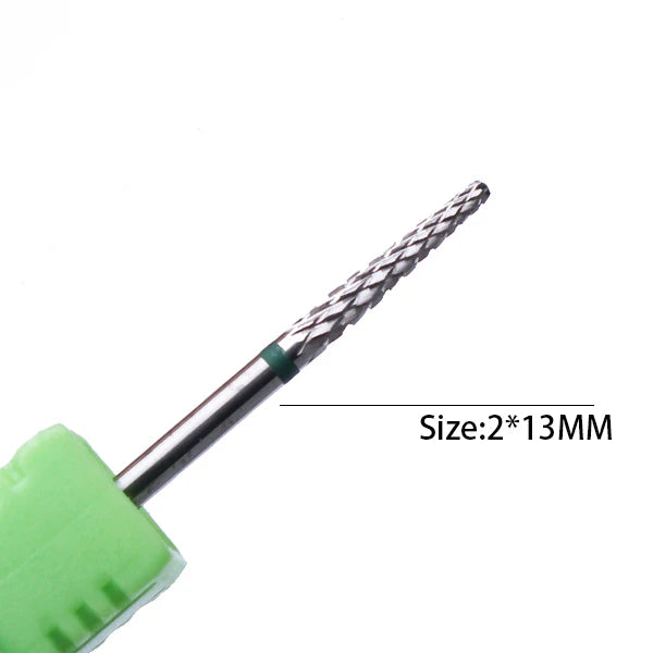 1pc Carbide Tungsten Nail Drill Bit Rotate Burr Milling Nail Cutter Bits Electric Drill Machine For Manicure Pedicure Tools