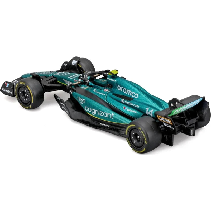 Bburago 1:43 Aston Martin AMR23 Mercedes W14 Red Bull RB19 Miami GP Ferrari SF23 Alpine A523 F1 Model Formula Car Static Racing