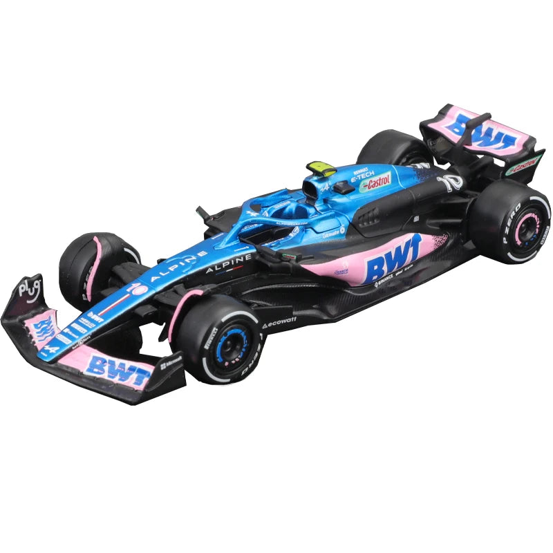 Bburago 1:43 Aston Martin AMR23 Mercedes W14 Red Bull RB19 Miami GP Ferrari SF23 Alpine A523 F1 Model Formula Car Static Racing