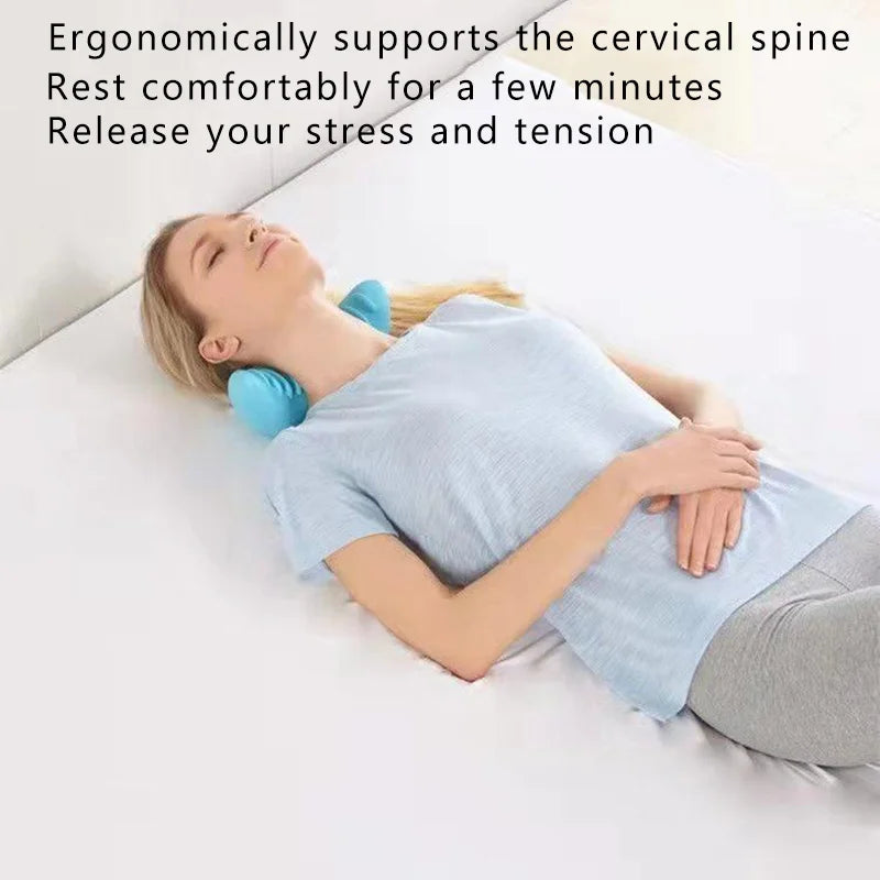 Cervical Spine Stretch Neck Shoulder Relaxer Cervical Muscle Relaxation Shoulder Massage Pillow Spine Correction Neck Massager