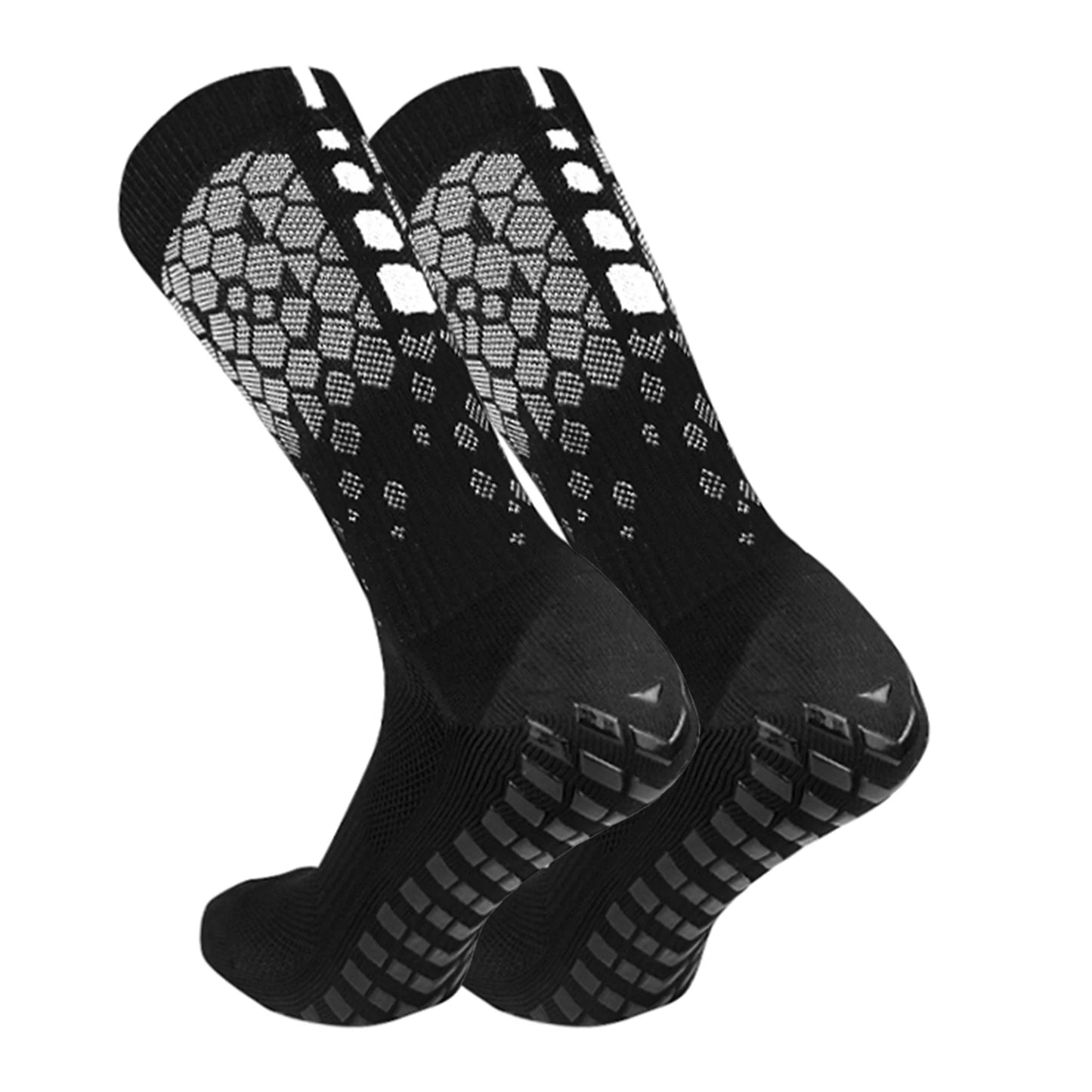 Anti-slip Soccer Socks for Men and Women Breathable Athletic Socks with Grippers for Yoga Football Gym