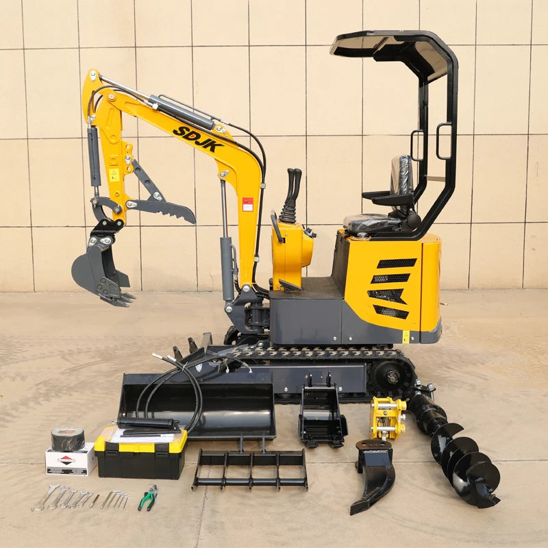 Agricultural orchard Mini Excavator 1000kg With Swing Boom 1T 2 ton Price EPA/EURO 5 Mini Digger Factory Customization For Sale