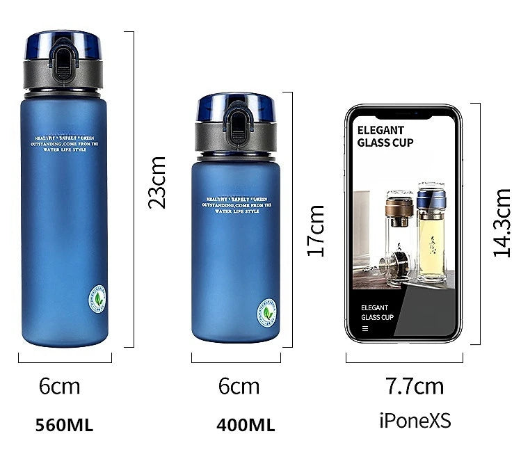 Brand BPA Free Leak Proof Sports Water Bottle High Quality Tour Hiking Portable My Favorite Drink Bottles 400ml 560ml