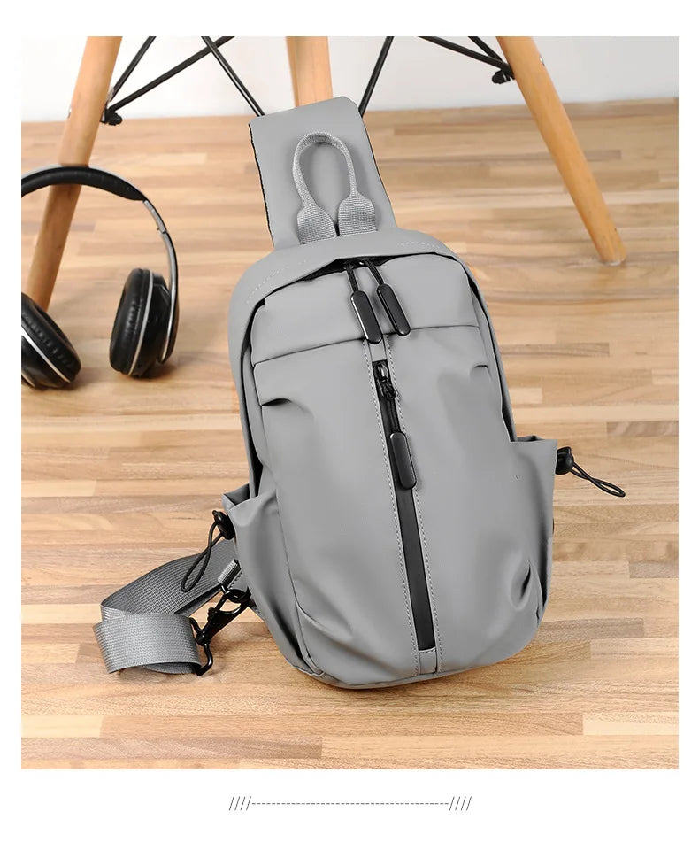 2023 New Multifunctional Chest Bag Men Chest Bag Outdoor Casual Fashion One Shoulder Crossbody Bag