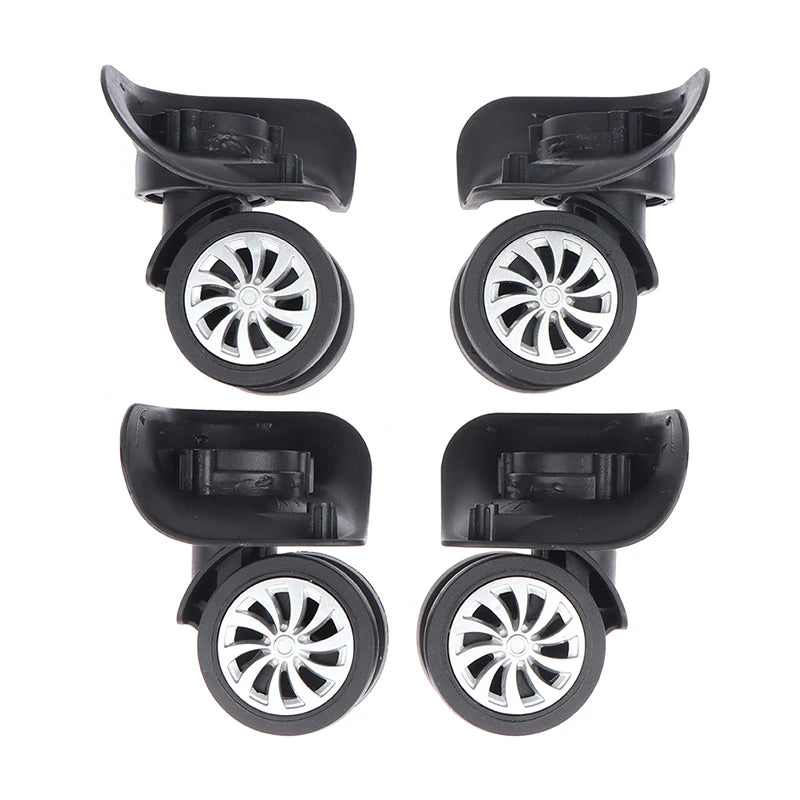 4Pcs Suitcase Luggage Universal 360 Degree Swivel Wheels Trolley Wheel Tools