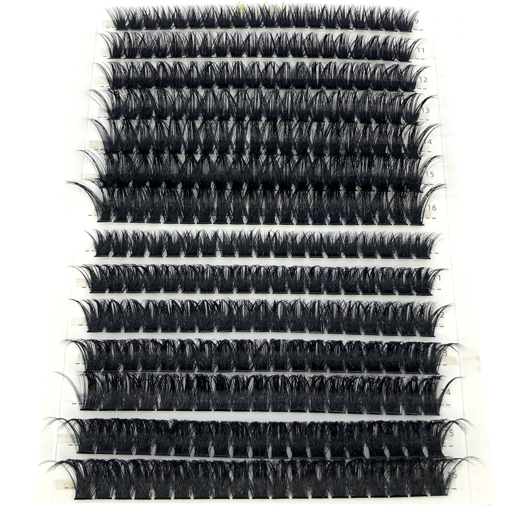 30D 40D 60D 80D Mixed Tray Individual Lashes 3D Russia Volume Eye Lashes Soft Natural Lashes Mink Lash Cluster False Eyelashes