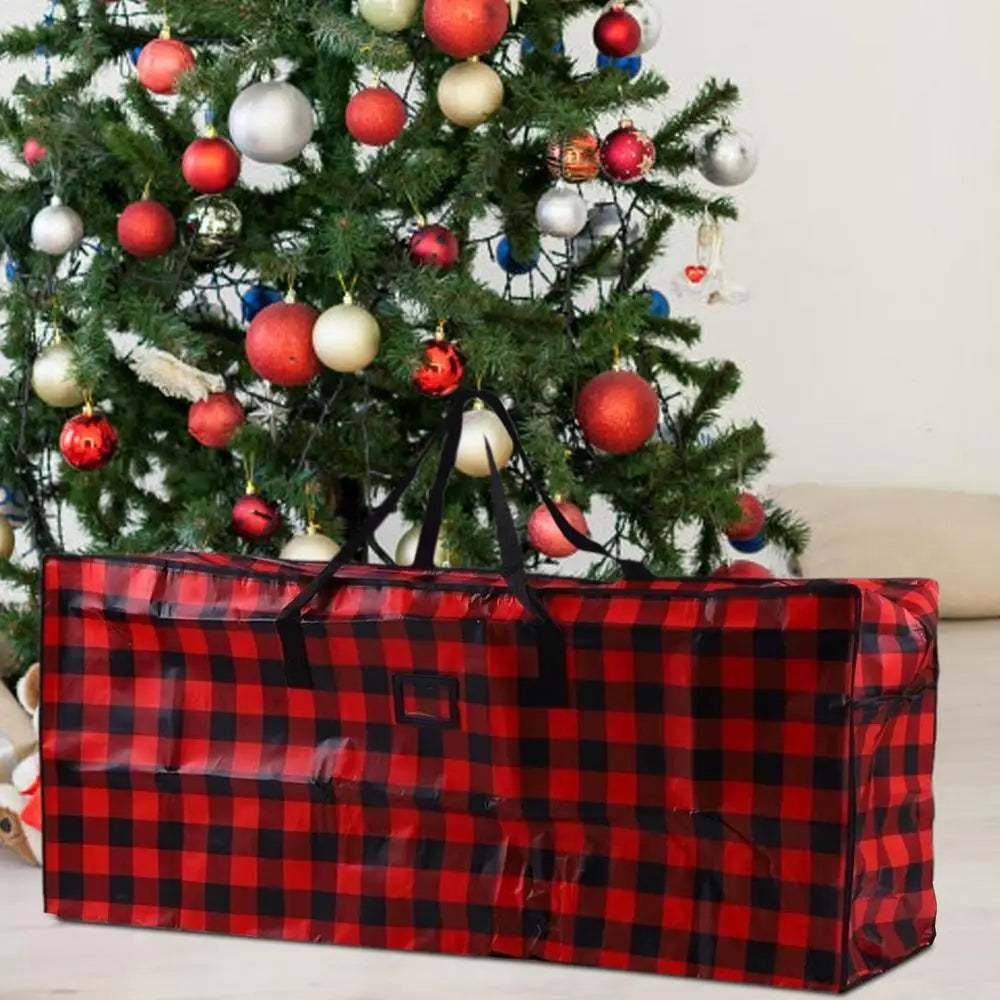 Christmas tree storage bag with zipper Moving Bags PP Waterproof Storage Totes Moving Boxes Foldable Duffel Bag For Travel