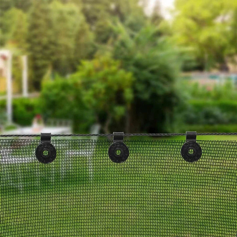 5-100pcs Awning Plastic Clips Outdoor Shade Cloth Net Clip Camping Garden Tools Garden Buildings Fence Net Fix Clamp Awning Hook