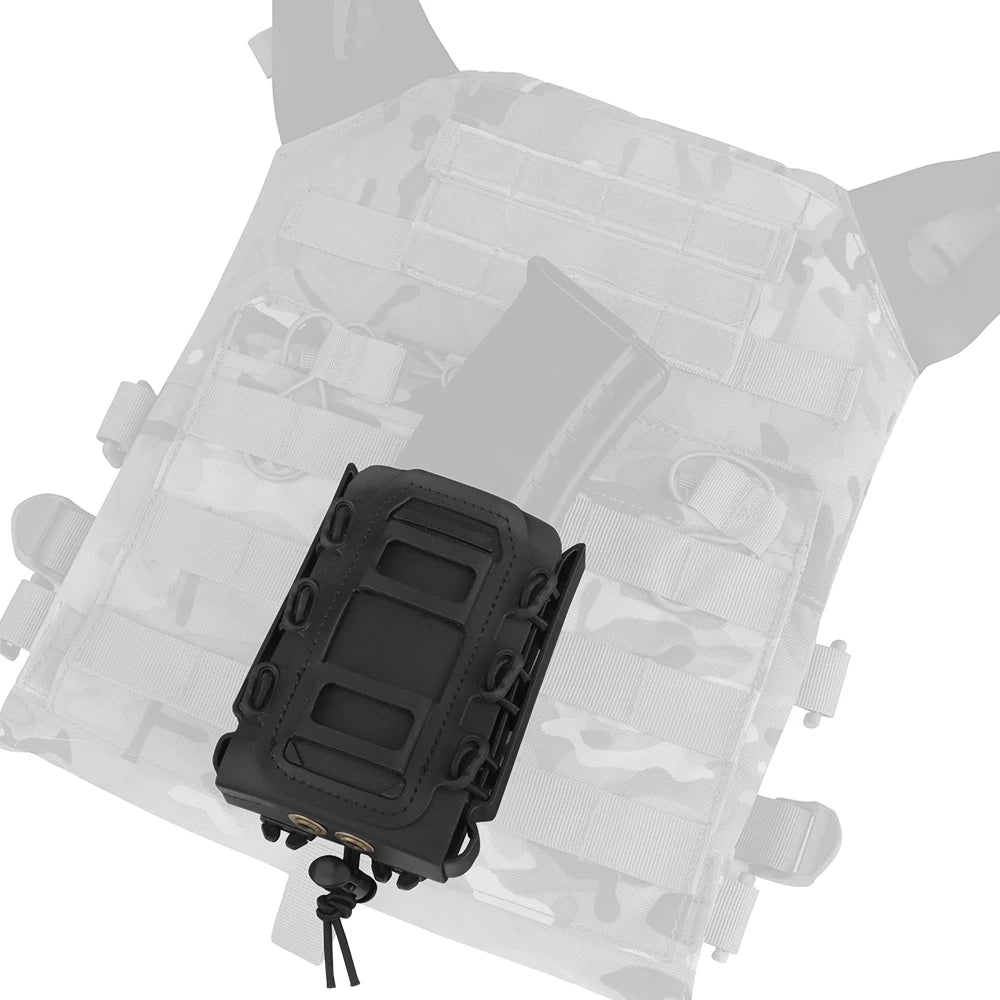 5.56 Magazine Pouch Carrier Fast Mag Flexible Molle for AK 74/47 AR M4 5.56/7.62 Mag Pouch Rifle Pistol Magazine Holder