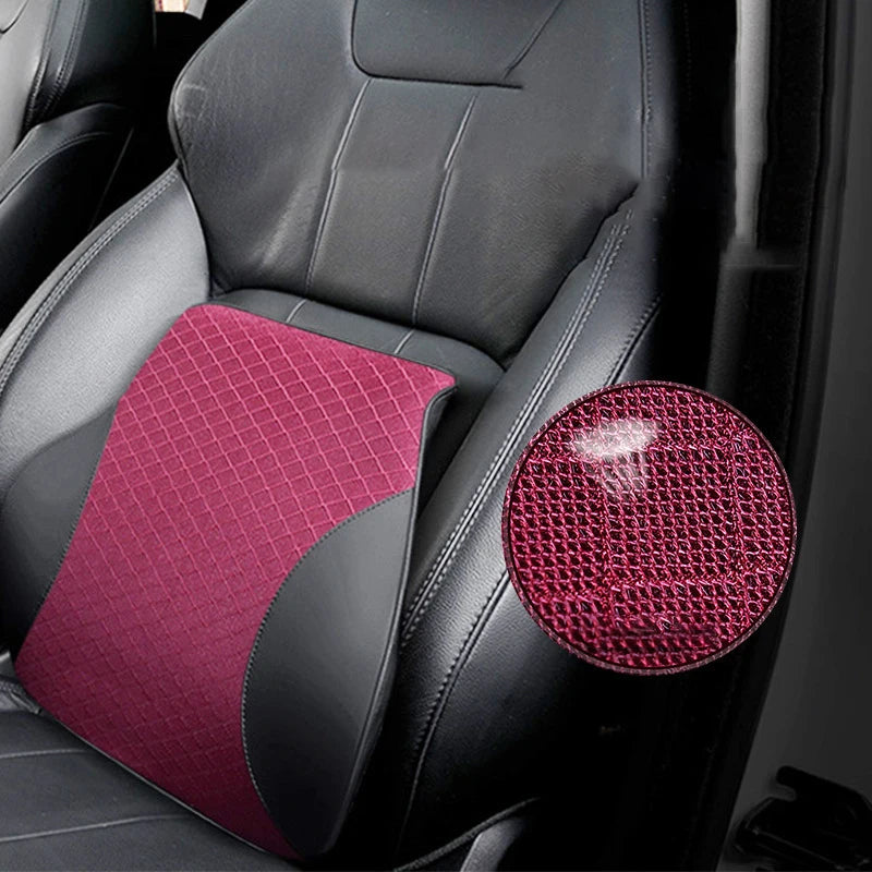 Car Neck Pillow Headrest Waist 3D Memory Foam Seat Support for Travel Neck Rest Breathable Car Seat Neck Protector Pillow