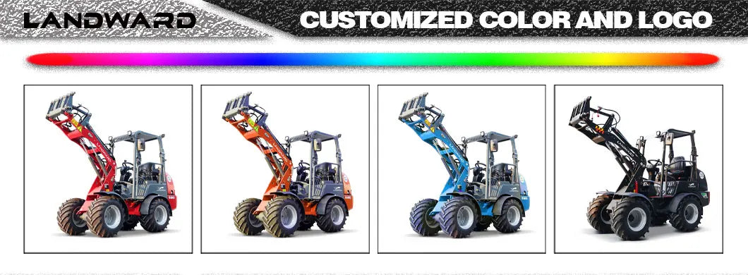 Best Selling New Design Multifunctional Diesel Loader Price Wheel Loader Household Mini Front End Loader Excavator Customized