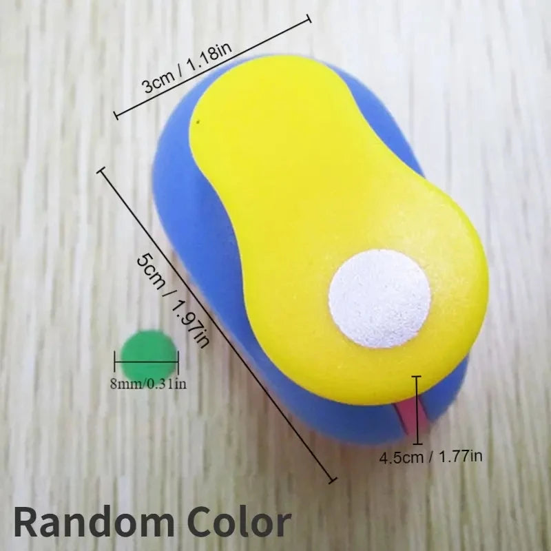 8/16/25/38/50mm Random Color Circle Punch DIY Embossing Punches Scrapbooking Machine Paper Cutting Hole Punch Rounder Cutter