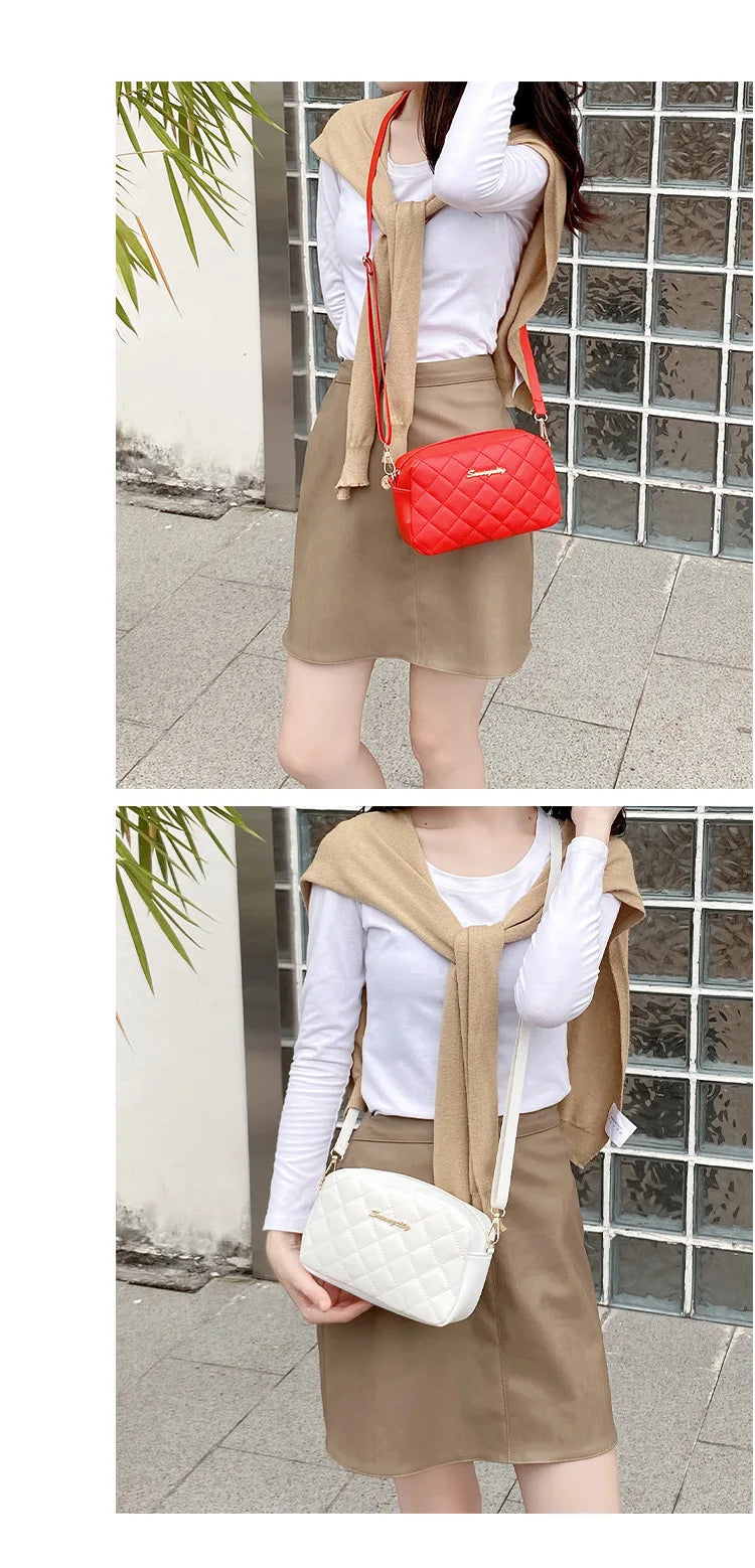 1PCS Spring Models Women's Versatile Crossbody Bag Simple Casual Large Capacity High Quality Sense of Shoulder Bag