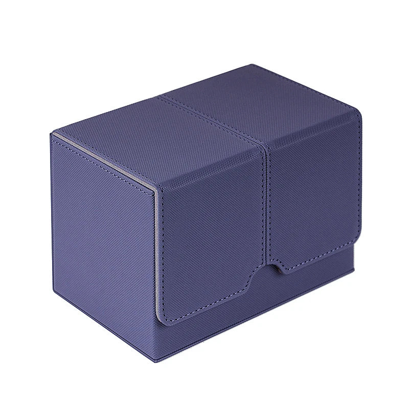 Card Case Card Box Magic TCG Mid Large Deck Case Solid Color Storage Box Top Side-Loading  Toy Game Collection Cards