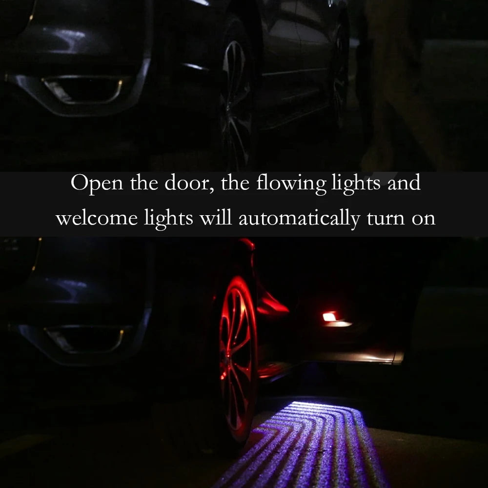 2Pc Fit for LAND ROVER RANGE ROVER SPORT 2013-2022 Running Board Side Step NerfBar,with LED Light Welcome light,Car Accessories