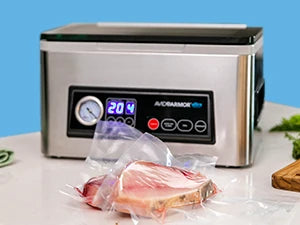 Chamber Vacuum Sealer Machine USV20 Ultra Series for Wet Foods, Meat Vacuum Packing Machine, Compact