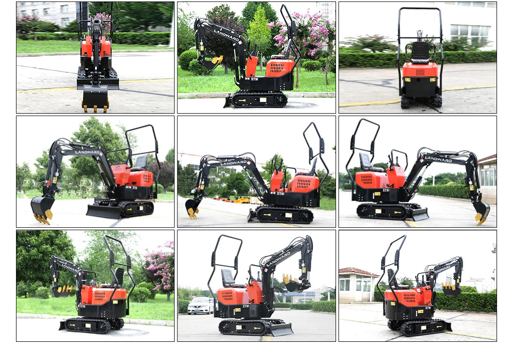 China 1.5 Ton 1.8 Ton Hydraulic Mini Excavator Machine 1000KG Small Digger EPA/EURO 5 Crawler Excavator Customizable For Sale