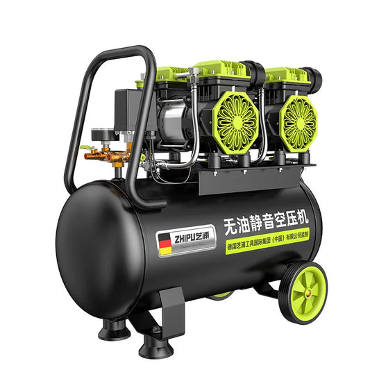 220V Silent Oil-free Air Compressor 12/30/50L Portable Air Compressor Spray Painting High-pressure Air Pump Car Air Compressor