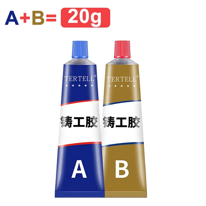 AB Casting Repair Glue High Temperature Resistant Liquid Metal Welding Filler Metal Repair Glue for Metal Casting Defect