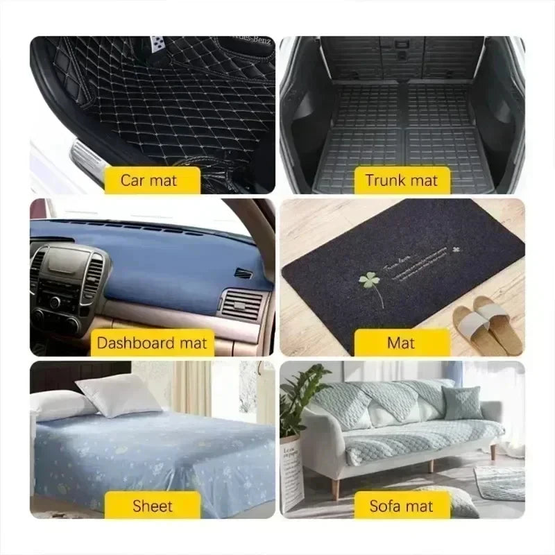 20/40/100pcsCarpet Fixing Stickers Double Faced High Adhesive Car Carpet Fixed Patches Home Floor Foot Mats Anti Skid Grip Tapes